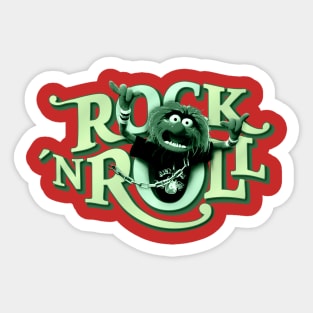 the rock n roll is my life Sticker